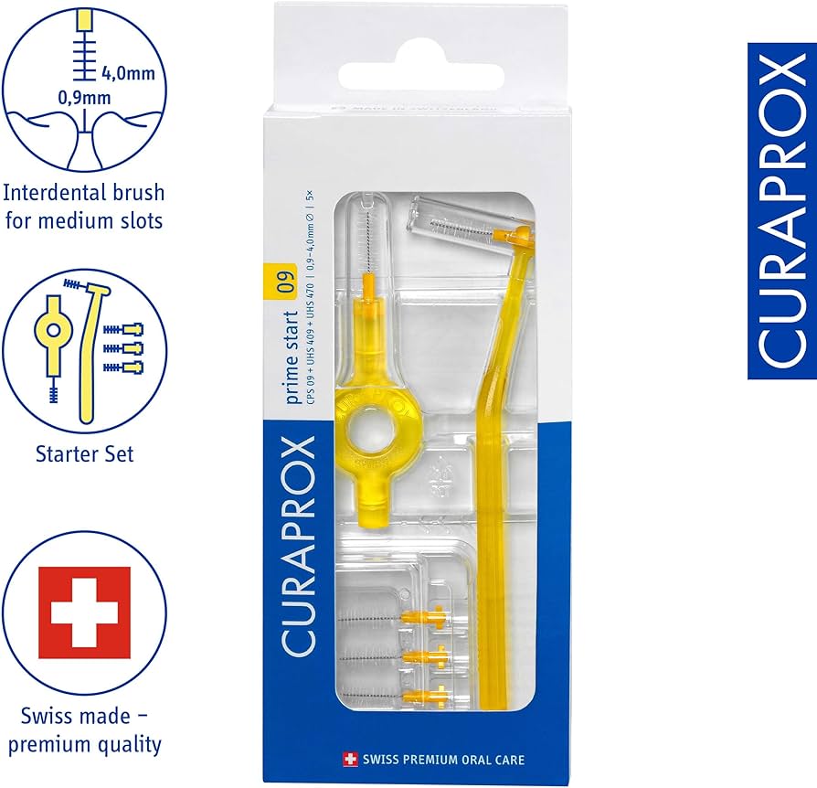 Curaprox CPS 09 Prime Start Interdental Brush Kit- 5 x 0,9mm - 4,0mm - Image 3